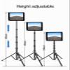 Elitehood iPad Tripod Stand, 65 Inch Height Adjustable Stand Holder with 360 Rotating Floor Tripod for 9.5-14.5 Inch Tablets view 4