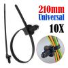 10pcs Un1versal Car Cable Zip Ties 210mm Cars Mount Wire Tie Clips view 2