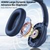Lavales Bluetooth 5.2 Hybrid Active Noise Cancelling Headphones for Airplane Travel, 90H Playtime Wired and Wireless Over Ear ANC Headset for Adults, Android, Home Office view 2