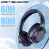 Lavales Bluetooth 5.2 Hybrid Active Noise Cancelling Headphones for Airplane Travel, 90H Playtime Wired and Wireless Over Ear ANC Headset for Adults, Android, Home Office view 3
