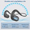 BANIGIPA Bluetooth Headset with Boom Microphone, Noise Cancelling Wireless Headset for Phones Laptop Computer PC, Open Ear Headphones for Office Meeting Running Cycling Driving Working view 4