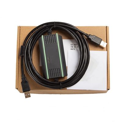 Applicable USB-Vigor PLC Programming Cable VB VH Series Communication Download Cable Transmission Data Cable FT232RL Chip Black Gold-Plated High-Speed Electromagnetic Isolation Model 3 Meters