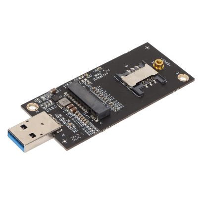 QANYEGN M.2 to USB Adapter, NGFF to USB 3.0 Network Adapter, USB Cellular Modem with SIM Card Slot, Plug and Play Stability