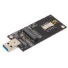 QANYEGN M.2 to USB Adapter, NGFF to USB 3.0 Network Adapter, USB Cellular Modem with SIM Card Slot, Plug and Play Stability view 1