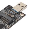 QANYEGN M.2 to USB Adapter, NGFF to USB 3.0 Network Adapter, USB Cellular Modem with SIM Card Slot, Plug and Play Stability view 3