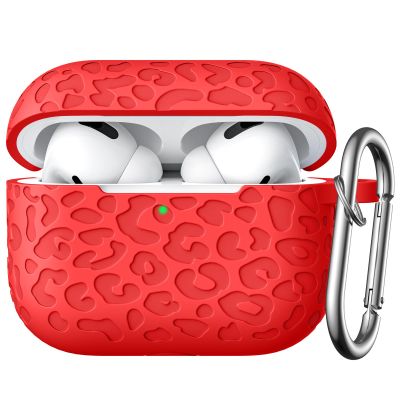 DGege Fashion Engraving Leopard Case Compatible for Airpods Pro 2 Case Cover 2022/Airpod Pro Case Cover,Soft Silicone for Airpods Pro 2nd Generation Case,Front LED Visible