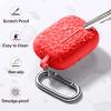 DGege Fashion Engraving Leopard Case Compatible for Airpods Pro 2 Case Cover 2022/Airpod Pro Case Cover,Soft Silicone for Airpods Pro 2nd Generation Case,Front LED Visible view 2