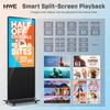 MWE 37 Inch Touchscreen Kiosk, Indoor Floor Standing Digital Signage Displays, Advertising Display LCD Totem with Custom Service, Interactive Display Poster Android System with Auto Media Player view 4