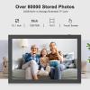10.1" Digital-Picture-Frame Smart WiFi-Photo-Frame - IPS Touch Screen Digital Photo Frame, 32GB Slideshow, Auto-Rotate, Load Photo Video from Phone via App Email, Free Cloud Storage, Gift for Mom Dad view 2