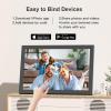 10.1" Digital-Picture-Frame Smart WiFi-Photo-Frame - IPS Touch Screen Digital Photo Frame, 32GB Slideshow, Auto-Rotate, Load Photo Video from Phone via App Email, Free Cloud Storage, Gift for Mom Dad view 4