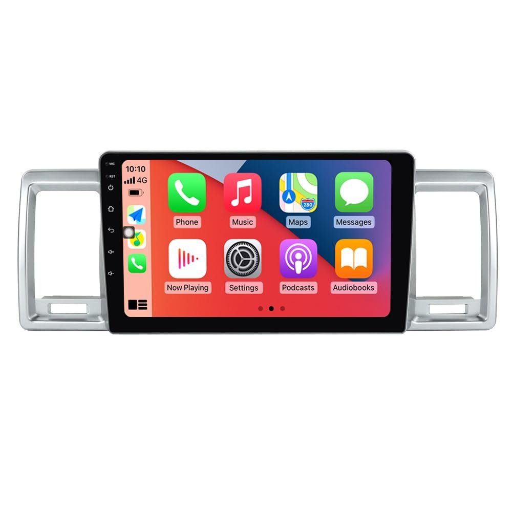 Radio Stereo for Toyota Hiace 2013-2018, Biorunn 10.1 inch Octa Core GPS Navi Wireless Wired Car-Play Android Auto Head Unit IPS Touch Screen FM AM RDS DSP,8GB RAM 256GB ROM