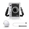 Rieibi Accessories for Fujifilm Instax Mini Evo Instant Camera, Christmas Gift Bundle Includes Clear Instax Mini Evo Case & Lens Cap with Anti-Loss String view 1