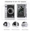 Rieibi Accessories for Fujifilm Instax Mini Evo Instant Camera, Christmas Gift Bundle Includes Clear Instax Mini Evo Case & Lens Cap with Anti-Loss String view 3