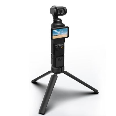 Mini Tripod Desktop Tabletop Stand Tripod for DJI Osmo Pocket 3 Camera Gimbal Aluminium Handle Grip Pole Stabilizer Bracket Holder for Osmo Pocket 3 Accessories