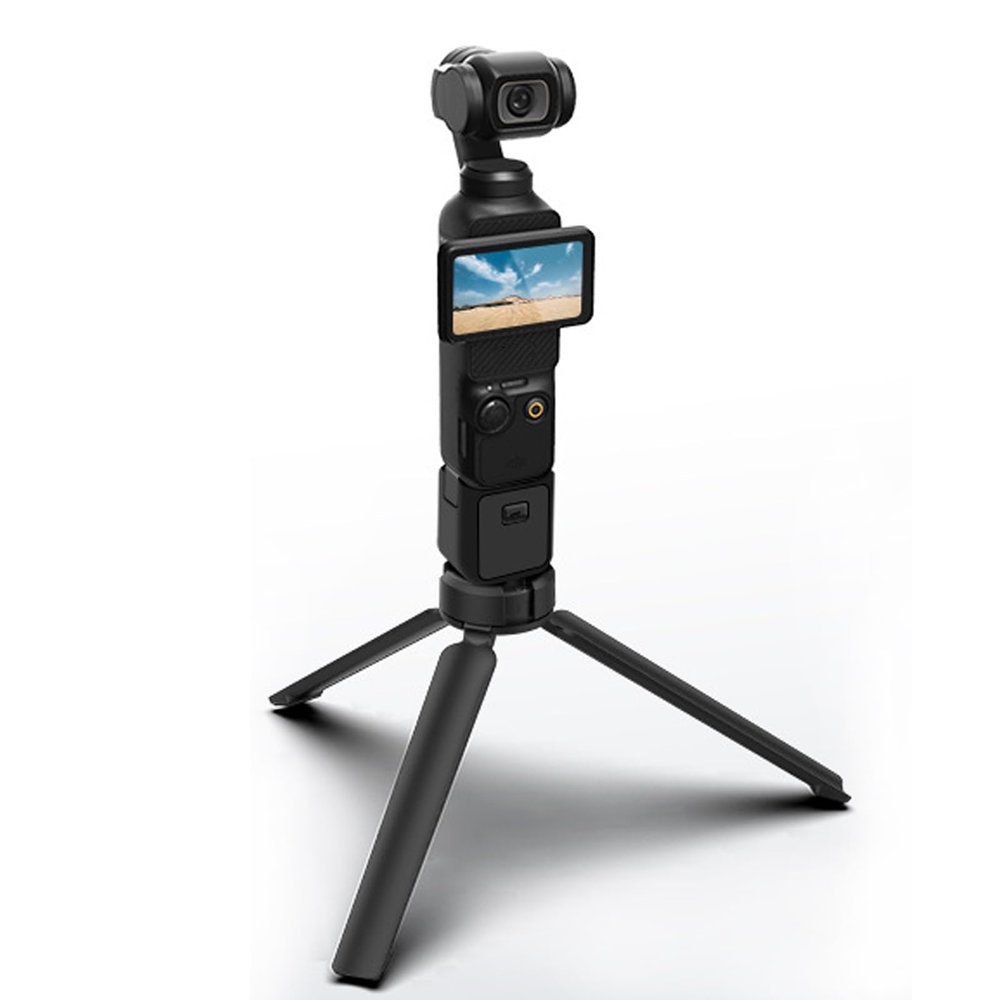 Mini Tripod Desktop Tabletop Stand Tripod for DJI Osmo Pocket 3 Camera Gimbal Aluminium Handle Grip Pole Stabilizer Bracket Holder for Osmo Pocket 3 Accessories