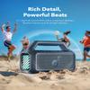Soundcore Boom 2 by Anker, Outdoor Speaker, 80W, Subwoofer, BassUp 2.0, 24H Playtime, IPX7 Waterproof, Floatable, RGB Lights, USB-C, Custom EQ, Bluetooth 5.3, Portable for Camping and Beach - Blue view 3