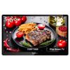 SYLVOX 15.6" Flip-Down TV for Under Cabinet, 12-Volt Small TV with 90-Degree Rotation, Digital Noise Reduction, and Storage Design for Kitchen, Bedroom, RV, and Yacht view 1
