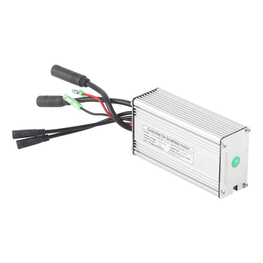 Akozon Electric Motor Controller, 9 Tube 36/48V KT22A Rectangula with Light Cable Rectangula Controller Equipment