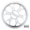 ACROPIX Universal 8" Car Speaker Grills Cover Round 8 Inch Audio Speaker Subwoofer Guard Protector Case with Mounting Screws ABS Silver Tone - Pack of 1 view 1