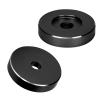 Acouto 45 RPM Record Turntable Adapter Large Hole Conversion Sheet Black Clamp Adapter for Most Big Hole Records 45 Record Adapter RPM Turntable Insert Sl 1200 Mk2 45rpm for Records view 3