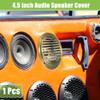 ACROPIX Universal 4.5" Car Speaker Grills Cover Round 4.5 Inch Audio Speaker Subwoofer Guard Protector Case with Mounting Screws ABS Bronze Tone - Pack of 1 view 2