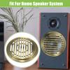 ACROPIX Universal 4.5" Car Speaker Grills Cover Round 4.5 Inch Audio Speaker Subwoofer Guard Protector Case with Mounting Screws ABS Bronze Tone - Pack of 1 view 3