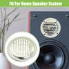 ACROPIX Universal 3" Car Speaker Grills Cover Round 3 Inch Audio Speaker Subwoofer Guard Protector Case with Mounting Screws ABS Silver Tone - Pack of 4 view 3