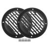 ACROPIX Universal 3" Car Speaker Grills Cover Round 3 Inch Audio Speaker Subwoofer Guard Protector Case with Mounting Screws ABS Black - Pack of 2 view 1