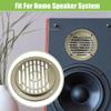 ACROPIX Universal 3" Car Speaker Grills Cover Round 3 Inch Audio Speaker Subwoofer Guard Protector Case with Mounting Screws ABS Khaki - Pack of 1 view 3