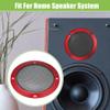 ACROPIX Universal 3" Car Speaker Grills Cover Mesh Round 3 Inch Audio Speaker Subwoofer Guard Protector Case with Mounting Screws Iron Red - Pack of 4 view 3