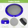 ACROPIX Universal 5" Car Speaker Grills Cover Mesh Round 5 Inch Audio Speaker Subwoofer Guard Protector Case with Mounting Screws Iron Blue - Pack of 2 view 4