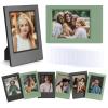HIYQIN 8 Pack 2x3 Mini Photo Frames with Clear Protective Film - Black & Green, Compatible with Fujifilm Instax 2x3 Mini Film view 1