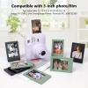 HIYQIN 8 Pack 2x3 Mini Photo Frames with Clear Protective Film - Black & Green, Compatible with Fujifilm Instax 2x3 Mini Film view 2