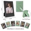 HIYQIN 8 Pack 2x3 Mini Photo Frames with Clear Protective Film - Black & Green, Compatible with Fujifilm Instax 2x3 Mini Film view 3