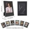 HIYQIN 8 Pack 2x3 Mini Photo Frames with Clear Protective Cover - Black view 3