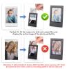 HIYQIN 8 Pack 2x3 Mini Photo Frames with Clear Protective Cover - Black view 4