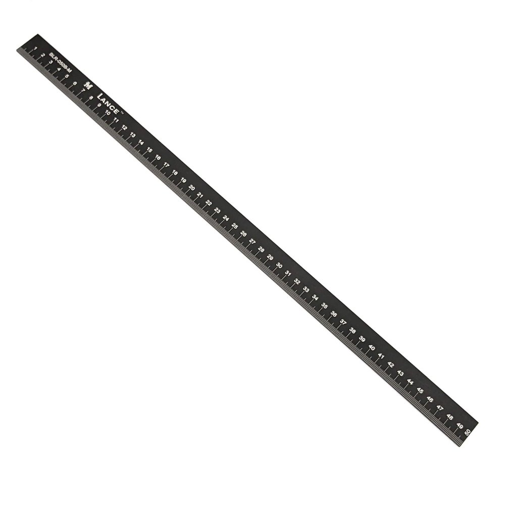 LANCE 150CM Left-Right Bottom Edge Black Metric Rule