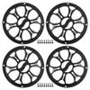 ACROPIX Universal 5" Car Speaker Grills Cover Round 5 Inch Audio Speaker Subwoofer Guard Protector Case with Mounting Screws ABS Black - Pack of 4 view 1