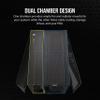 CORSAIR 2500D Airflow mATX PC Case  No Fans Included  Dual-Chamber Design  Wide Cooling Flexibility  Reverse Connection Motherboard Compatible  Black view 3