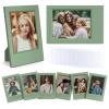 HIYQIN 2x3 Photo Frames for Instax Mini EVO 13 12 Liplay SE Link 3 Camera Film, 3-inch Small Picture Frame for Mini 11 40 41 90 99 7+ Photo with Clear Protective Film (8-Packs Green) view 1