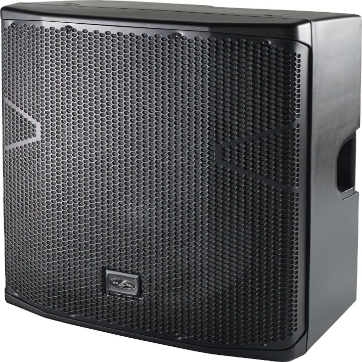 DAS Audio 10404850 Model ALTEA-415 Passive 2-Way PA System, Black; 15" Bass Loudspeaker; 1" Compression Driver; Stand Mountable; Built-in Rigging Points; Angled Enclosure Design