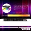 DS18 FX6 6-Channel Amplifier with Acrylic Cover and Flush Mount with RGB Dream LED Lights for Custom Installation - Class D 6 X 180 Watts @ 4 Ohm 4500W Peak Power - Versatile Installation Options view 3