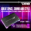 DS18 FX4 Amplifier 4-Channel with Acrylic Cover and Flush Mount with RGB Dream LED Lights for Custom Installation - Class D 180W x 4 @ 4 Ohm 3000W Peak Power - Versatile Installation Options view 2