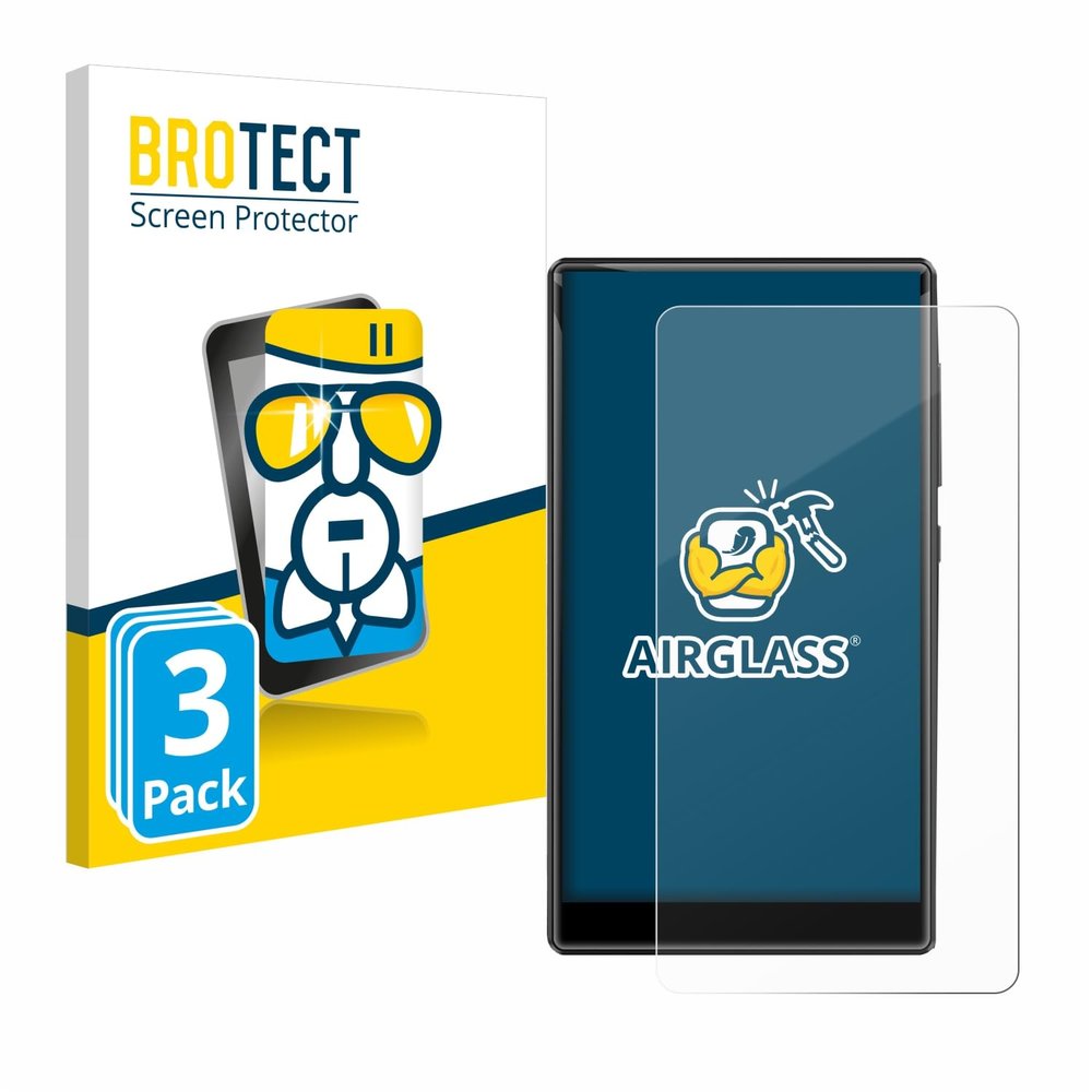 BROTECT Glass Screen Protector Film Compatible with innioasis G1-80G (3 Pack) - Glass-Foil 9H Protection [Scratch Resistant, High Clarity]