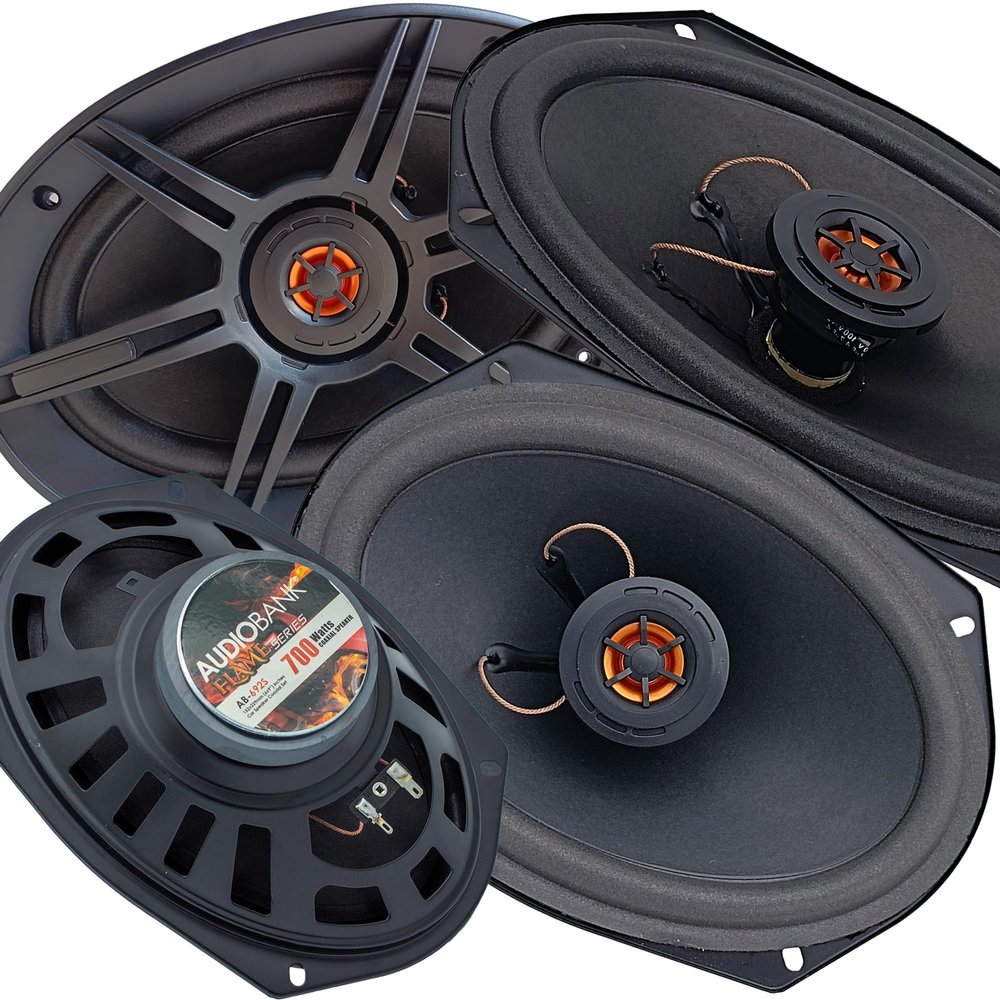 Audiobank AB692S 6x9 Inches 700 Watt Max Power 2-Way Car Audio Stereo Coaxial Speaker (1 Pair) - 2 Speakers