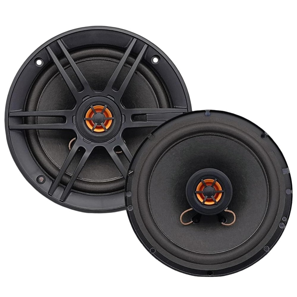Audiobank AB652S 6.5 Inches 550 Watt Max Power 2-Way Car Audio Stereo Coaxial Speaker (1 Pair) - 2 Speakers