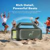 Soundcore Boom 2 by Anker, Outdoor Speaker, 80W, Subwoofer, BassUp 2.0, 24H Playtime, IPX7 Waterproof, Floatable, RGB Lights, USB-C, Custom EQ, Bluetooth 5.3, Portable for Camping and Beach - Green view 3