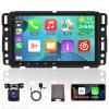 [2G+64G] Android 13 Car Radio for Chevy Silverado Chevrolet GMC Buick, 8 inch Touch Screen Stereo, Carplay/Android Auto/Hi-Fi Audio/1080P/SWC/Bluetooth + AHD Backup Camera view 1
