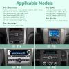 [2G+64G] Android 13 Car Radio for Chevy Silverado Chevrolet GMC Buick, 8 inch Touch Screen Stereo, Carplay/Android Auto/Hi-Fi Audio/1080P/SWC/Bluetooth + AHD Backup Camera view 2