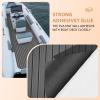 Hjdeck EVA Foam Boat Decking 94.5"x35.4" Boat Flooring Self-Adhesive Marine Flooring Non-Slip Faux Teak EVA Boat Floor Mat Marine Carpet for Fishing Boat Yacht Floor Swimming Pool RV Golf Cart Ramp view 4